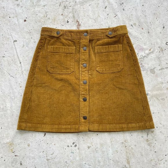 Madewell Dresses & Skirts - Vintage Madewell Corduroy High Waist A-Line Skirt, Medium